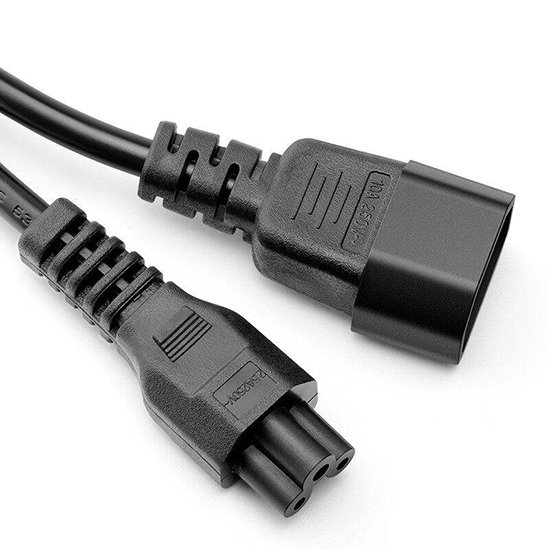 C14 to C5 Power Cable IEC 320 Adapter 3M