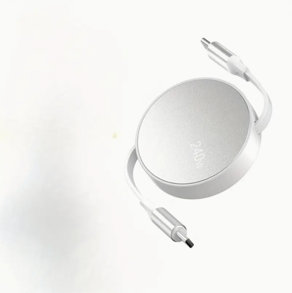 240W PD Fast Charging USB C to USB C Telescopic Cable